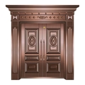 门业图片-XY-6001 科技铜整板门不锈钢彩色系列图片